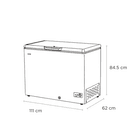 SENSIS RFCHT01F300EW 300 litre Chest Freezer - White additional 6