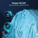 HISENSE 7Kg 1200 Spin Steam Washing Machine - White additional 8