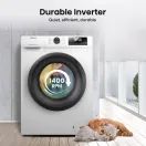 HISENSE 7Kg 1200 Spin Steam Washing Machine - White additional 9