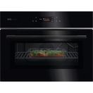 AEG GK7NK62FB 59.5cm Compact Combi Microwave Oven - Gloss Black with Steel Trim additional 1