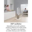 DYSON TP12 Purifier Fan with Voice Control - White/Gold additional 10