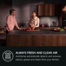 AEG NDV9791AT 9000 Series 90cm AutoSense Angled Cooker Hood - Black additional 8