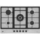 BEKO HIAW75225SXE 75cm Gas Hob with Front Knob Controls - Stainless Steel additional 1