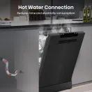 Hisense Slimline Dishwasher - Black - 10 Place Settings HS523E15BUK additional 11