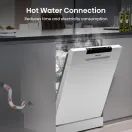 Hisense Slimline Dishwasher - White- 10 Place Settings HS523E15WUK additional 11
