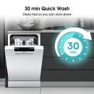 Hisense Slimline Dishwasher - White- 10 Place Settings HS523E15WUK additional 5