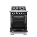 Bertazzoni HER64L1ENET2 Heritage 60cm Range Cooker Single Oven Dual Fuel Matt Black additional 2