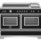 Heritage 120cm Range Cooker Twin Oven with Griddle Induction Matt Black HER125I2ENET2 additional 1