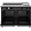 Heritage 120cm Range Cooker Twin Oven with Griddle Induction Matt Black HER125I2ENET2 additional 2