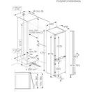 AEG NSC6L18ZES 54.6cm 70/30 Built In Low Frost Fridge Freezer - Sliding Hinge additional 10