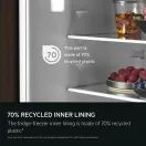AEG NSC6L18ZES 54.6cm 70/30 Built In Low Frost Fridge Freezer - Sliding Hinge additional 7