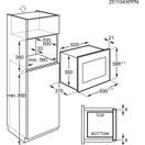 AEG MSE2547DBM 25L Built-In Microwave With Grill- Stainless Steel additional 6