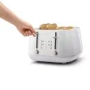 DELONGHI CTY4003.W 4 Slice Eclettica Toaster - Whimsical White additional 3