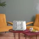 DELONGHI CTY4003.W 4 Slice Eclettica Toaster - Whimsical White additional 5