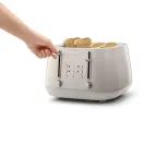 DELONGHI CTY4003.BG 4 Slice Eclettica Toaster - Biscuit Beige additional 3