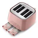 DELONGHI CTY4003.PK Eclettica 4 Slot Toaster - Playful Pink additional 2
