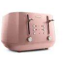 DELONGHI CTY4003.PK Eclettica 4 Slot Toaster - Playful Pink additional 3