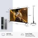 TCL 85X11L-UK 85" 4K Ultra HD SQD Mini LED Google TV additional 2