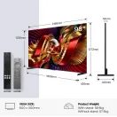 TCL 98C8L-UK 98" 4K Ultra HD QD-Mini LED Google TV additional 2