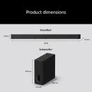 SONY HTA7100KIT.CEK BRAVIA Theatre Bar 7 + S 5.1.2ch Dolby Atmos Soundbar with SASW7 100W Subwoofer - Black additional 3