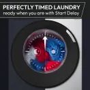 HOOVER HGWD485S8C-80 Freestanding 8kg+5kg Washer Dryer - White additional 9