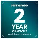 HISENSE RB435N4BFE 59.5cm 60/40 Total No Frost Fridge Freezer - Black additional 13