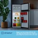 FRIDGEMASTER MTM48120ES Top Mount Fridge Freezer - Silver additional 7