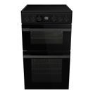 HISENSE HDCEC5C10B 50cm Double Oven Electric Cooker - Black additional 1