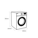 LG FDV709W Freestanding 9kg Heat Pump Tumble Dryer - White additional 9