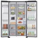 SAMSUNG RS70F65KETEU 91.2cm 60/40 American Fridge Freezer - Silver additional 3