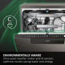 HAIER XF 5C7M0W-80 15 Place 10 Programme 60cm Dishwasher White additional 24