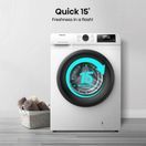 HISENSE WF1Q1041BW 10kg 1400 Spin Steam Washing Machine - White additional 4