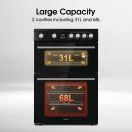 HISENSE HDE3211BBUK 60cm Double Oven Electric Cooker - Black additional 2