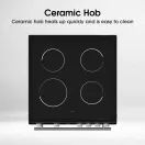 HISENSE HDE3211BBUK 60cm Double Oven Electric Cooker - Black additional 3