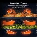HISENSE HDE3211BBUK 60cm Double Oven Electric Cooker - Black additional 4