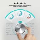 HISENSE WF3S1043BB3 10.5kg 1400 Spin Steam Washing Machine - Black additional 5