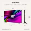 LG 98NU900B6LBAEKQ 98" 4K QNED AI Smart TV - Charcoal Black additional 2