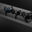 FISHER &amp; PAYKEL CG903DNGGB4 90cm 3 Burner Gas Hob - Black Glass additional 4