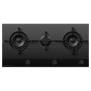 FISHER &amp; PAYKEL CG903DNGGB4 90cm 3 Burner Gas Hob - Black Glass additional 1