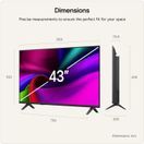 LG 43NU900B6LA.AEK 43" 4K UHD NANO AI Smart TV - Charcoal Black additional 2