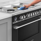 FISHER &amp; PAYKEL OR90SCG6B1 90cm Dual Fuel Range Cooker - Black additional 5