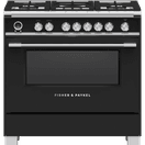 FISHER &amp; PAYKEL OR90SCG6B1 90cm Dual Fuel Range Cooker - Black additional 1