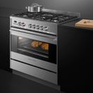 FISHER &amp; PAYKEL OR90SDG6X1 90cm Dual Fuel Range Cooker with Gas Hob and Pyrolytic Cleaning - Stainless Steel additional 6