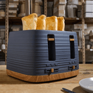 MORPHY RICHARDS 243101 Clay 4 Slice Toaster - Flint additional 9