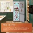 HOTPOINT HPKF3241XP4UK Total No Frost 55cm Fridge Freezer - Silver additional 2