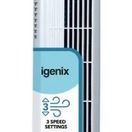 iGENIX DF0029 29" Tower Fan 3 Speed Oscillating White additional 1