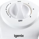 iGENIX DF0029 29" Tower Fan 3 Speed Oscillating White additional 5