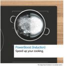 BOSCH PIB375FB1E Series 6 30cm Domino Induction Hob - Black additional 2