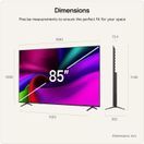 LG 85NU900B6LA.AEK 85" 4K UHD NANO AI Smart TV - Charcoal Black additional 2
