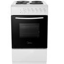 MIDEA MFO20DME4H109WH 50cm Electric Cooker with Solid Plate Hob White additional 1